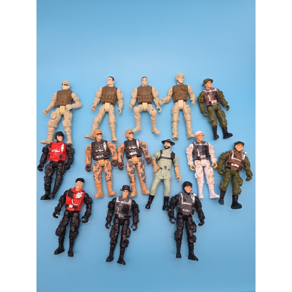 Lot Of 14 Chap Mei Action Figures Mixed Characters